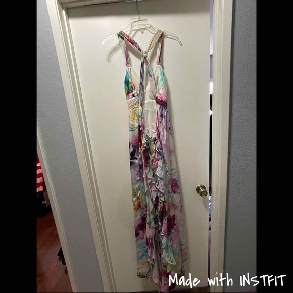 Multicolored maxi dress - Picture 2 of 7